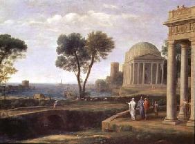 Landscape with Aeneas at Delos 1672