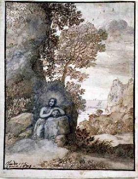 Landscape with the Magdalene 1675