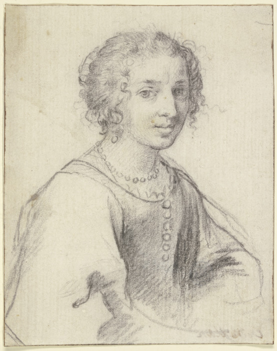 Porträt der Maddalena Corvina von Claude Mellan