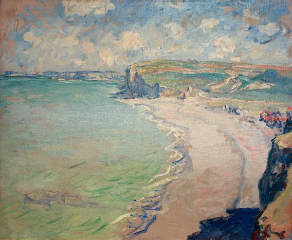 Strand von Pourville von Claude Monet