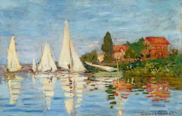 Regatta bei Argenteuil von Claude Monet