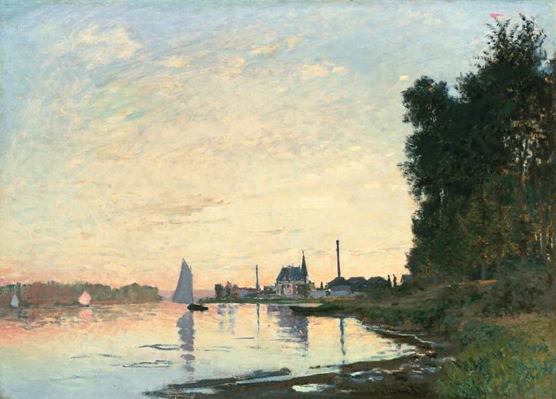 Argenteuil, Fin d`Apres-Midi. von Claude Monet