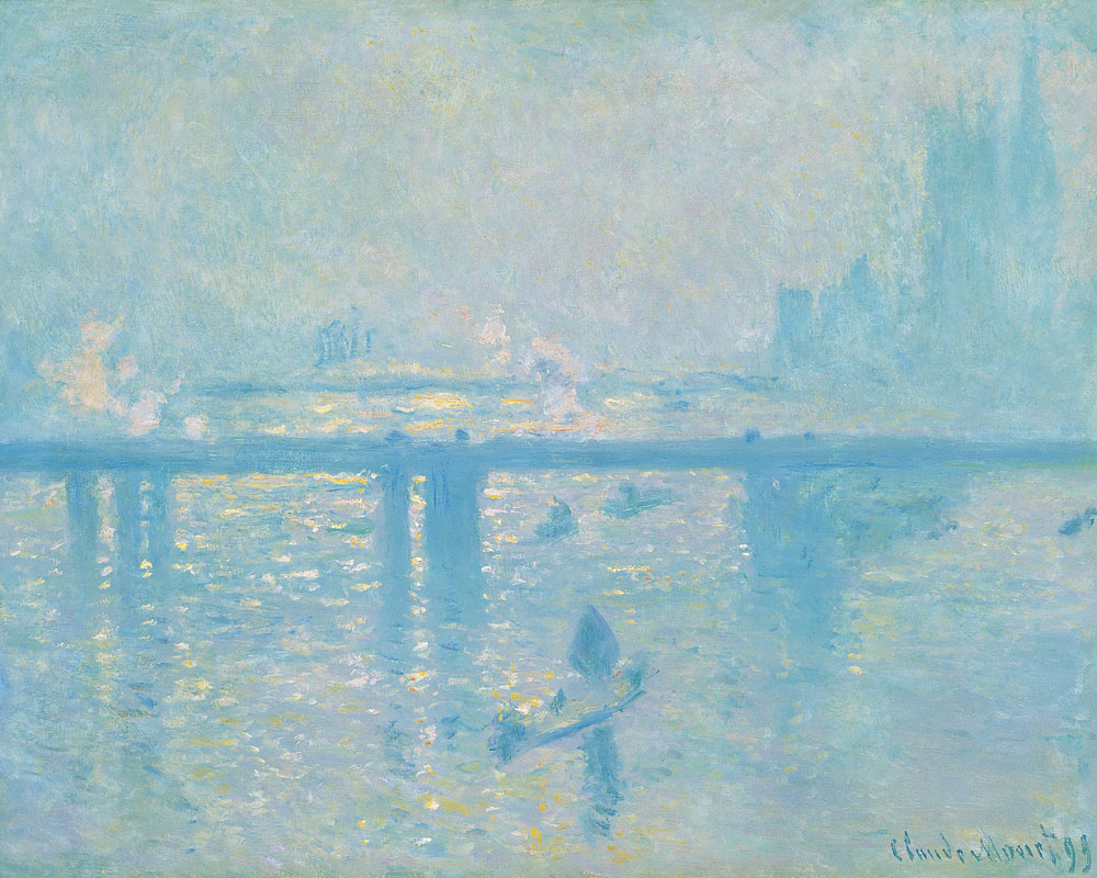 Die Charing-Cross-Brücke in London von Claude Monet