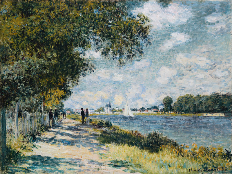 The Seine At Argenteuil von Claude Monet