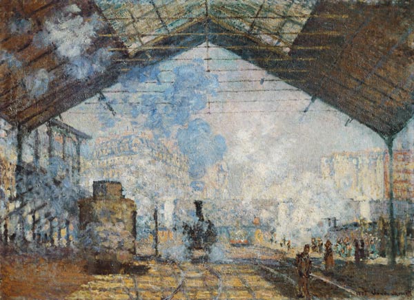 Gare Saint-Lazare von Claude Monet