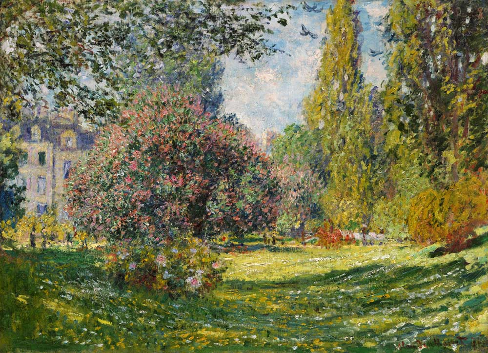 Landschaft: Der Parc Monceau von Claude Monet