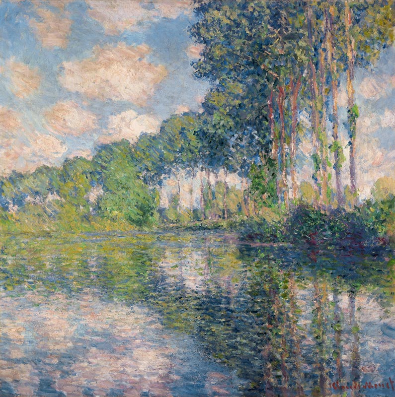 Pappeln an der Epte von Claude Monet