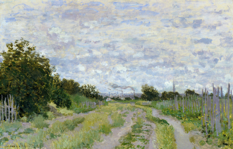 Path through the Vines, Argenteuil von Claude Monet