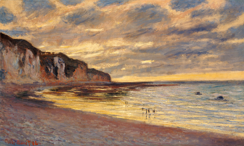 Pointe De Lailly, Maree Basse von Claude Monet