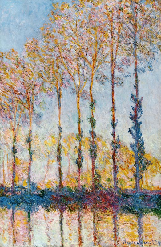 Poplars on the Banks of the Epte von Claude Monet