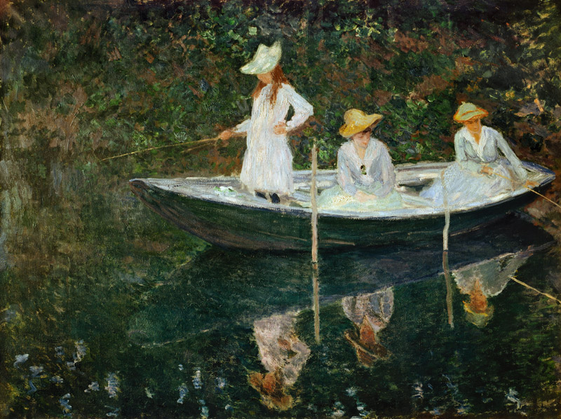 The Boat at Giverny von Claude Monet