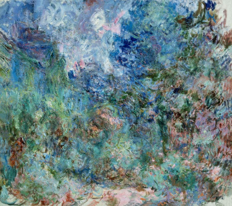The House at Giverny Viewed from the Rose Garden von Claude Monet