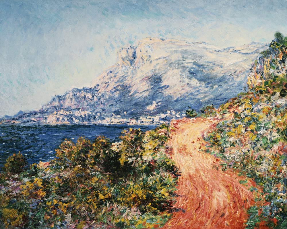 The Red Road von Claude Monet