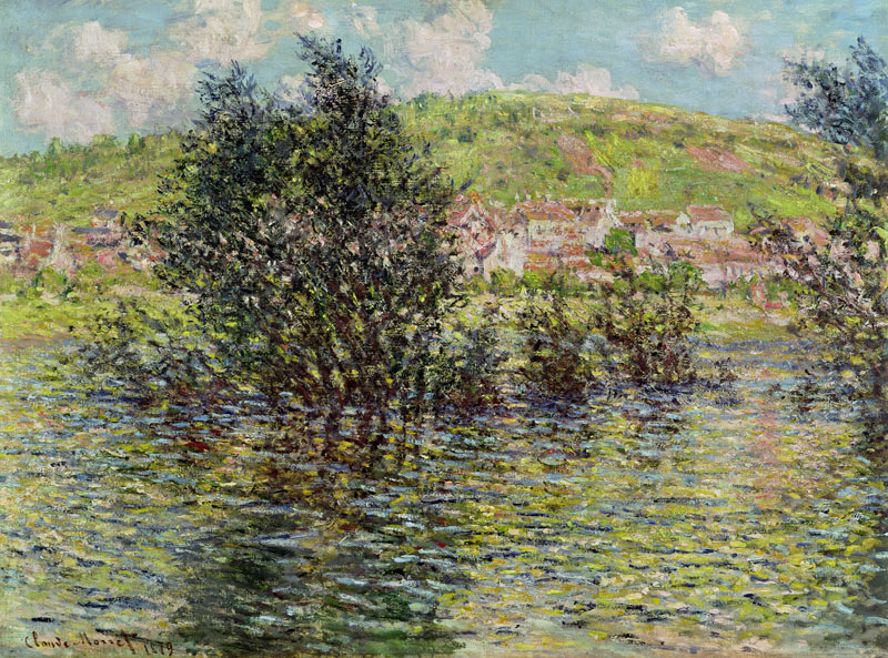 Vetheuil, View from Lavacourt von Claude Monet