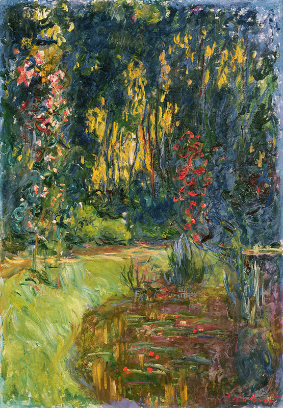 Wassergarten bei Giverny von Claude Monet