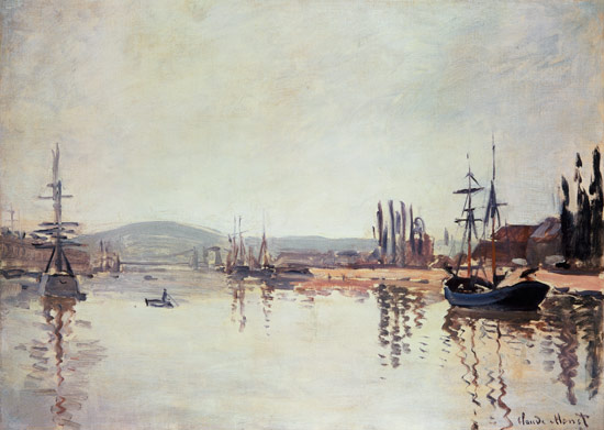 The Seine Below Rouen von Claude Monet