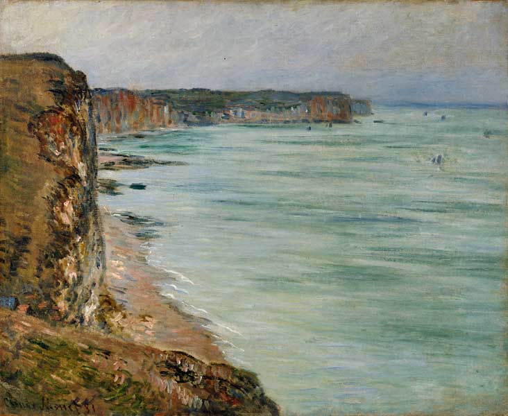 Küste bei Fécamp (Temps calme) von Claude Monet