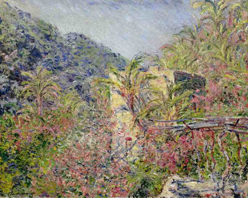Das Gran Sasso Tal im Sonnenschein Vallée de Sasso, effet de soleil von Claude Monet