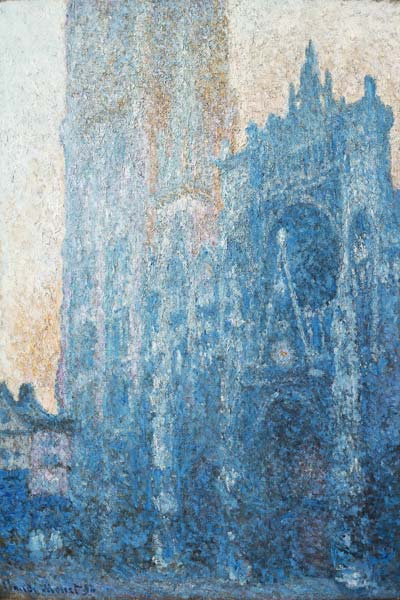 Die Kathedrale von Rouen. Das Portal. Morgenstimmung von Claude Monet
