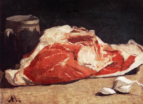 Still Life, the Joint of Meat von Claude Monet