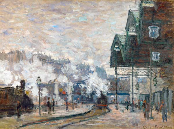 Gare Saint-Lazare, Paris von Claude Monet