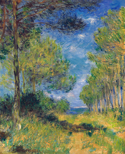Nadelbäume in Varengeville von Claude Monet