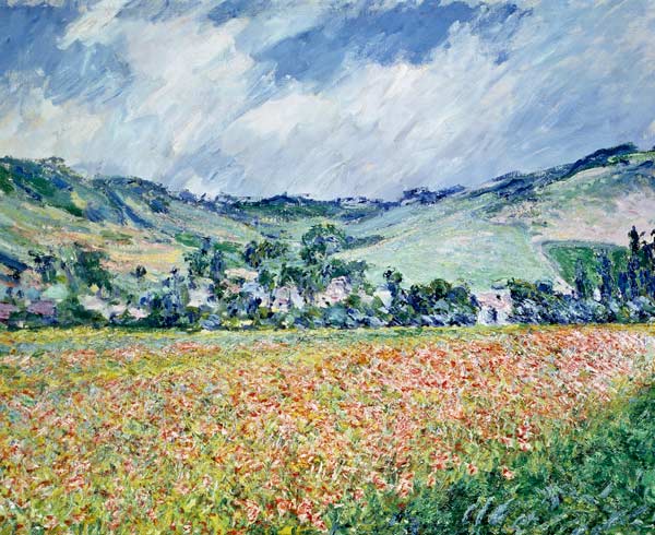 The Poppy Field near Giverny von Claude Monet