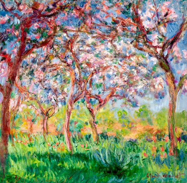 Printemps a Giverny von Claude Monet