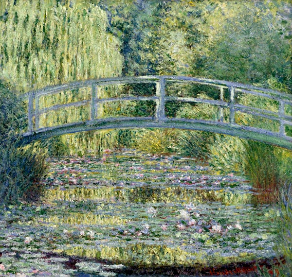 Der Seerosenteich - Harmonie in Grün von Claude Monet