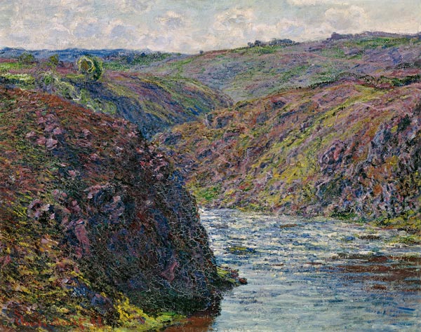 Ravines of the Creuse at the End of the Day von Claude Monet