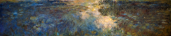 Le bassin aux nymphéas, Triptychon von Claude Monet