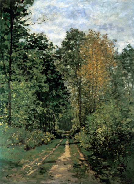 Waldweg von Claude Monet