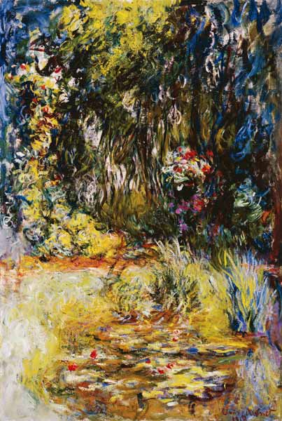 Corner of a Pond with Waterlilies von Claude Monet