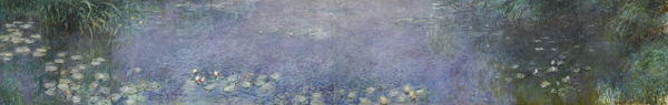 Die Seerosen - Drei Reflektionen von Claude Monet