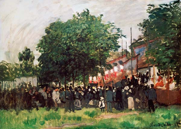 The Fourteenth of July (Bastille Day) von Claude Monet