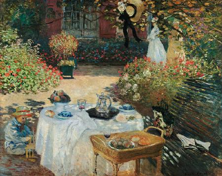 The Lunch (in Monet's Garden in Argenteuil)