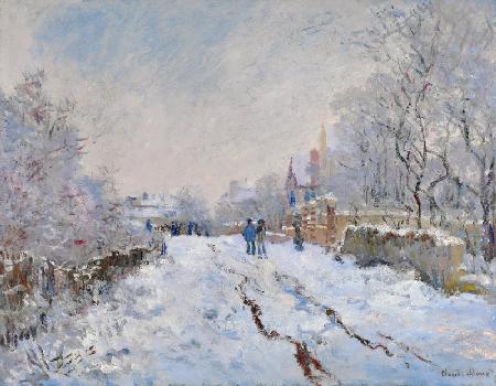 Schnee in Argenteuil 1875