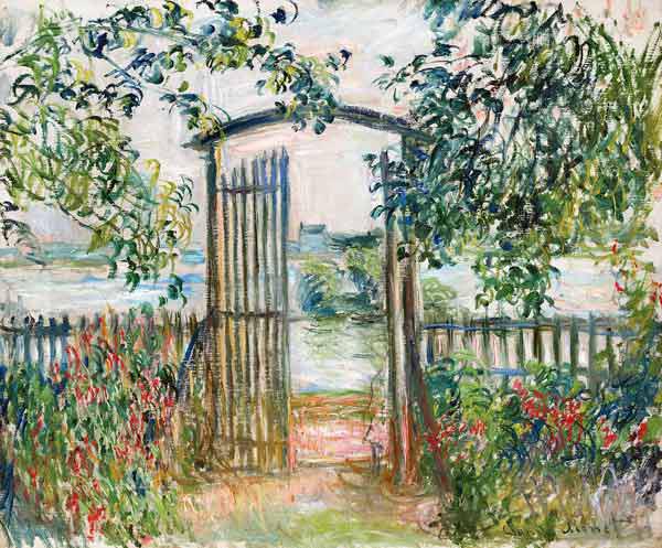 Das Gartentor in Vetheuil (La Porte du jardin à Vetheuil) 1881