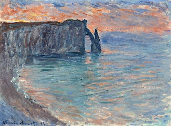 Les Falaises d'Etretat. 1884