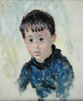 Michel Monet (1878-1966) in a Blue Jumper 1883