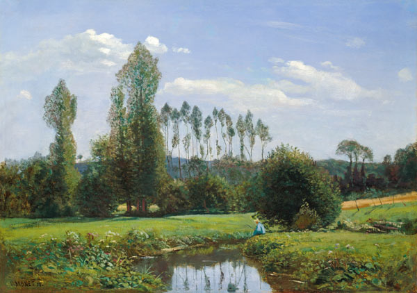 View at Rouelles von Claude Monet