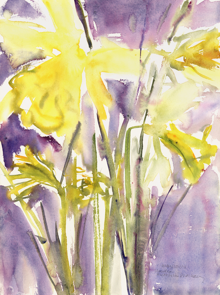 Daffodils von Claudia Hutchins-Puechavy