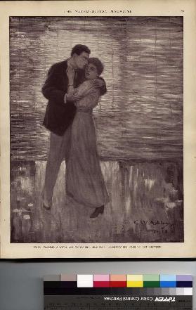 Twixt Land and Sea, Bd. 35, Seite 21, Illustration für das Metropolitan Magazine Freya der Sieben In 1912