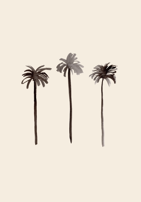 Palm Trees Ink von Graphic Collection