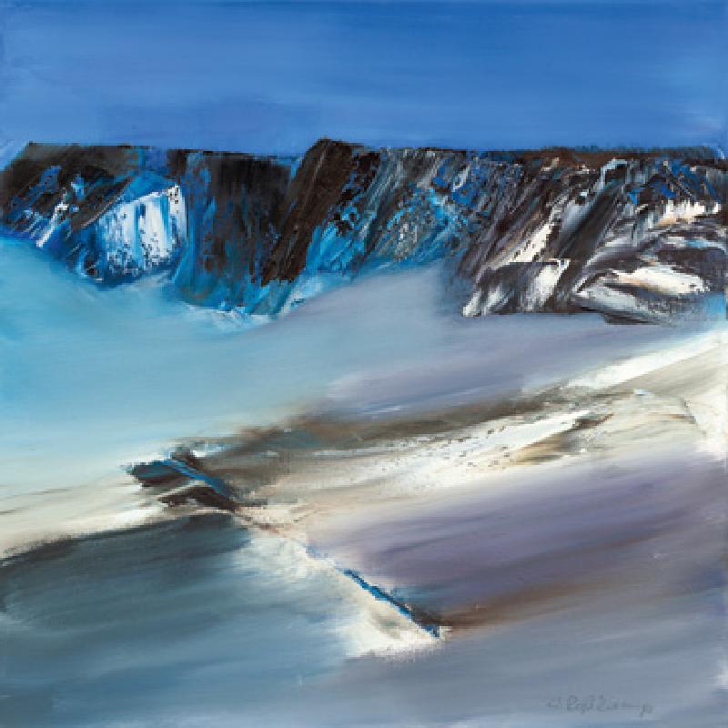 Eislandschaft III von Conny Rosskamp