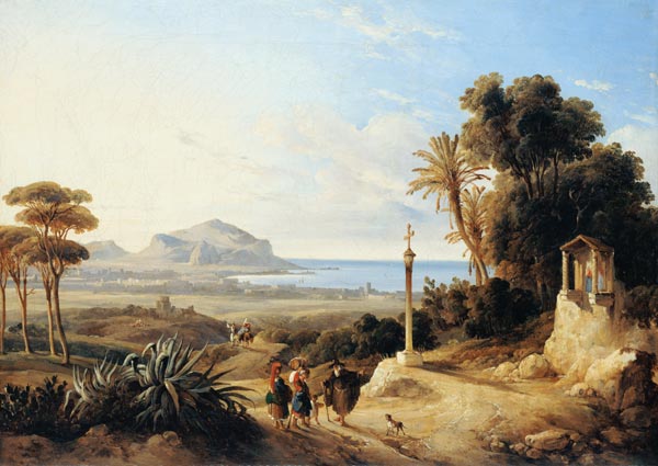 View of Palermo von Consalvo Carelli