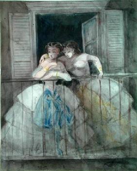 Girls on the Balcony 1855-60  o