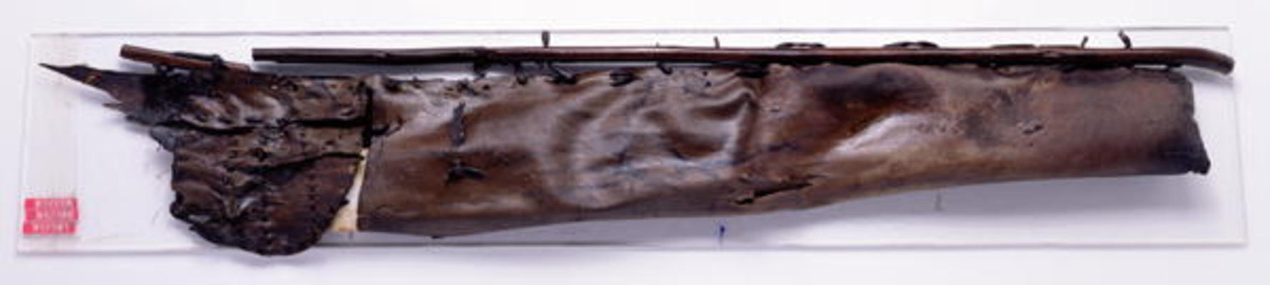 Quiver found with the Oetzi Iceman (chamois leather) von Copper Age