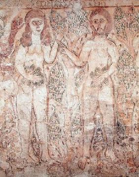 Adam and Eve, from Fayum