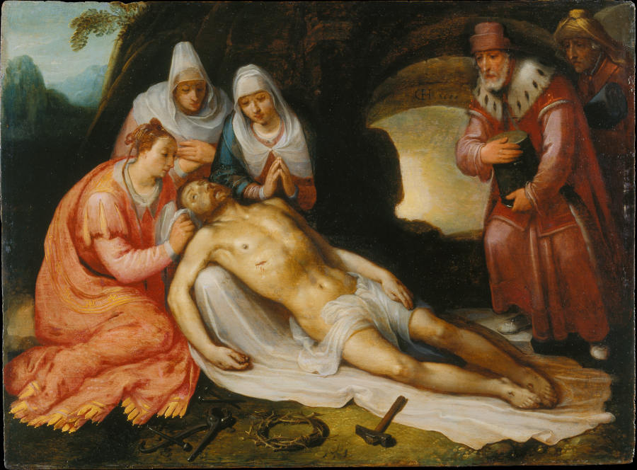 Die Beweinung Christi von Cornelis Cornelisz. van Haarlem